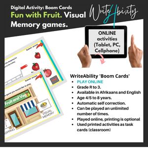 Fun with Fruit: Visual memory and Figure-Ground. WriteAbility 