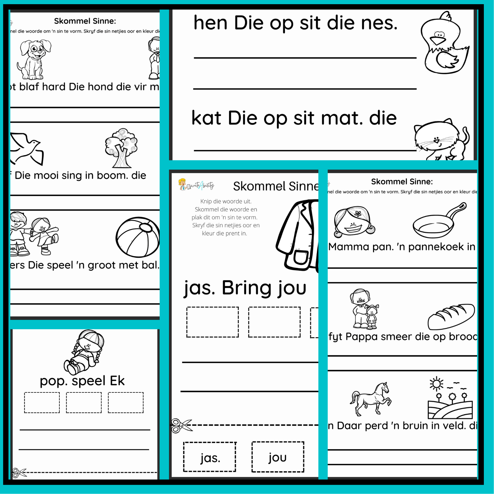 Kom ons skryf: Skommel Woorde en Sinne. – WriteAbility