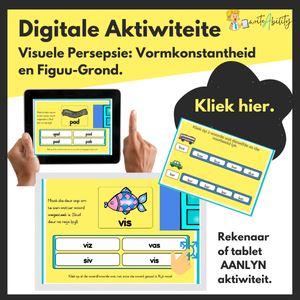 Visuele Persepsie: Vormkonstandheid en Figuur-grond Persepsie (Digitale Aktiwiteit). WriteAbility 