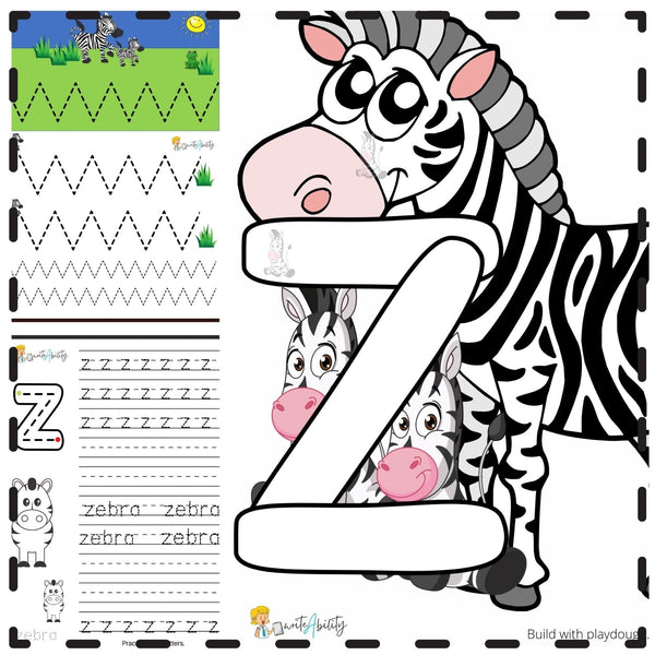 Zig Zag Letter Formation Activity Resource WriteAbility 