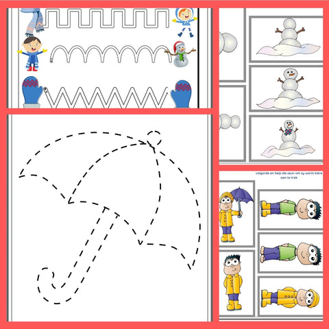 Winter: Perceptual Activities and Worksheets WriteAbility 