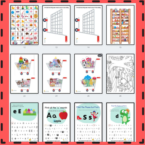Figure-Ground Perception: Activities and Worksheets WriteAbility 