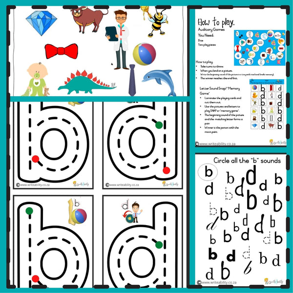 b /d Confusion and Reversals (Video and Worksheet Combo) WriteAbility 