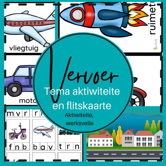 Transportation: Perceptual Activities, Games and Worksheets WriteAbility Afrikaans 