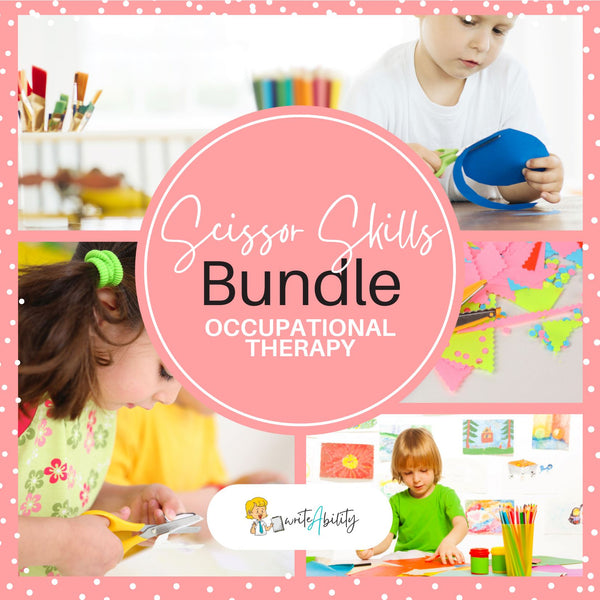 Developing Scissor Skills: Cutting Skills Bundle WriteAbility 