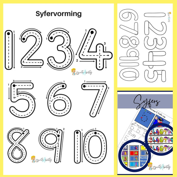 Syferomkerings: Gekombineerde Produk (Video en Werksvelle) Activities WriteAbility 