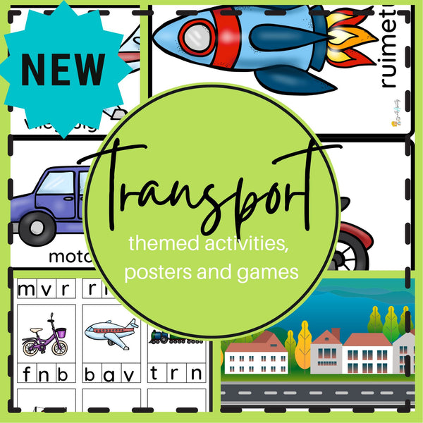 Transportation: Perceptual Activities, Games and Worksheets WriteAbility 
