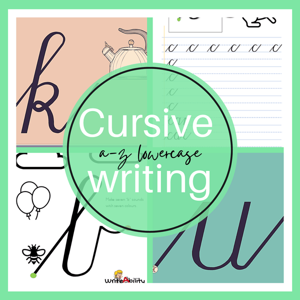 A to Z Cursive Bundle WriteAbility 