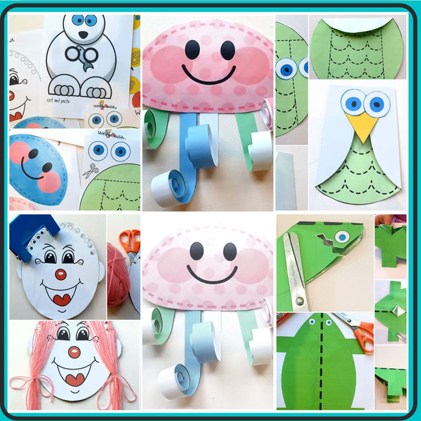 Cutting Skills: Fine Motor Development (Volume 1) WriteAbility 