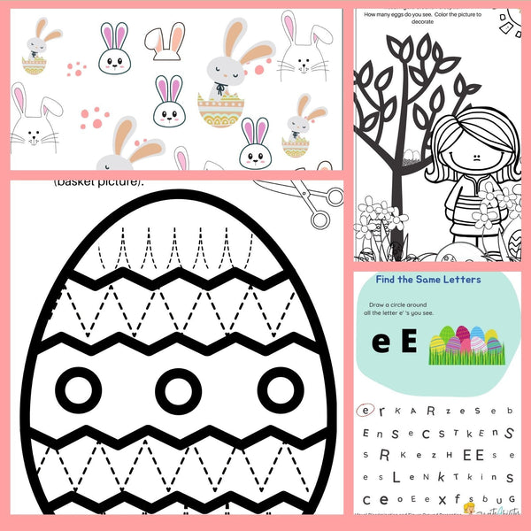 Easter Fun: Fine Motor and Visual Perceptual Worksheets and Activities WriteAbility 