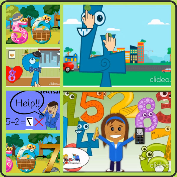 Number Reversals: Activities, worksheets and video bundle. Worksheet and Video Combo WriteAbility 