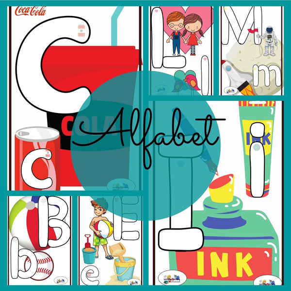 Speelklei Pret: Alfabet, Vorms, Syfers en "Pre-writing" Patrone WriteAbility 