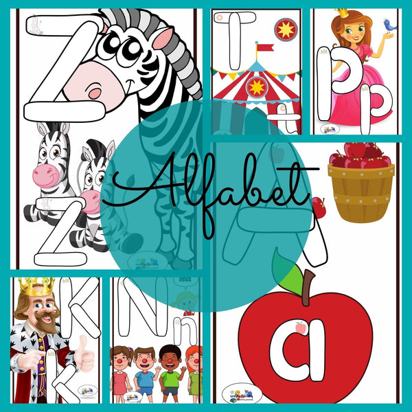 Speelklei Pret: Alfabet, Vorms, Syfers en "Pre-writing" Patrone WriteAbility 