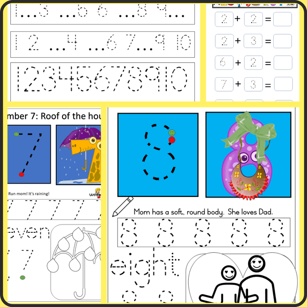 Syferomkerings: Gekombineerde Produk (Video en Werksvelle) Activities WriteAbility 