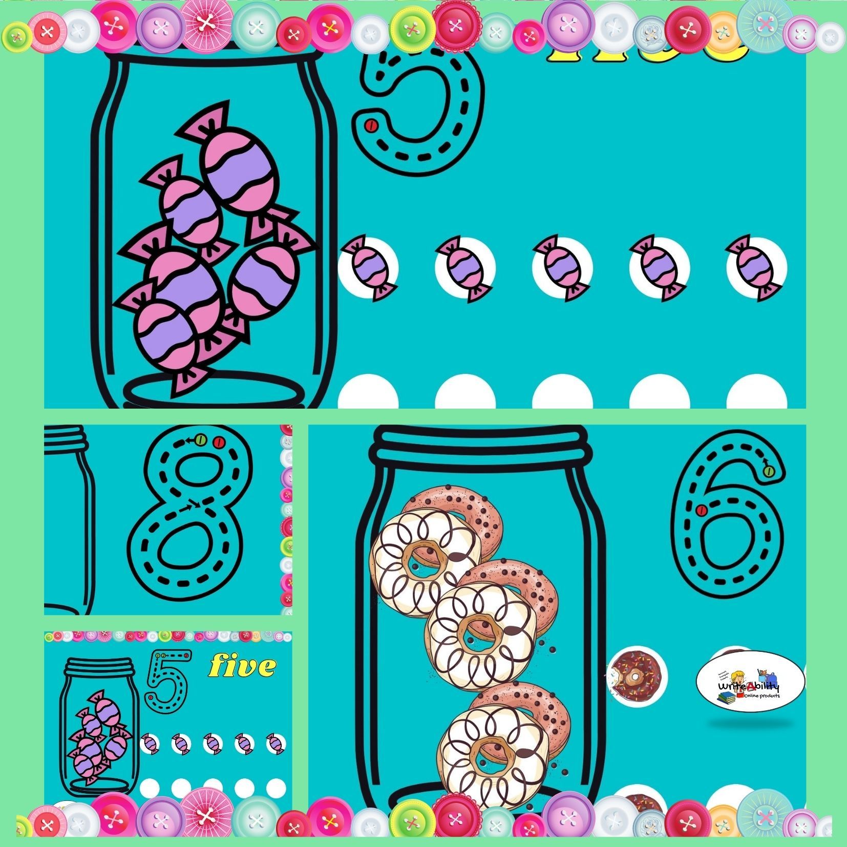WriteAbility Playdough Bundle / Speelklei-Bundel